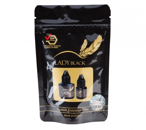 Lady Black Glue Adhesive 10ml  for Eyelash Extension